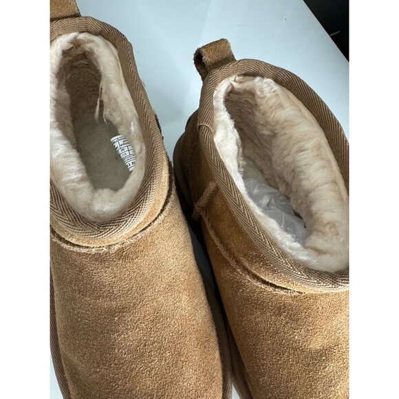 UGG Classic Ultra Mini Platform Ankle Boots Chestnut Women's US 5 EU 36 UK 3 - Picture 6 of 7